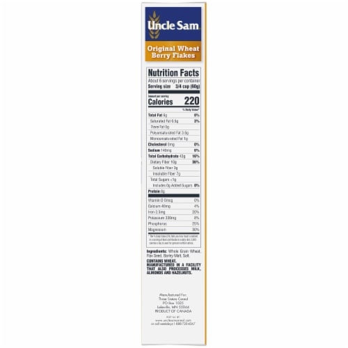 Uncle Sam® Original Wheat Berry Flakes Perspective: right