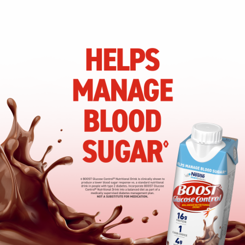 Boost Glucose Control Chocolate Sensation Nutritional Drink Perspective: right