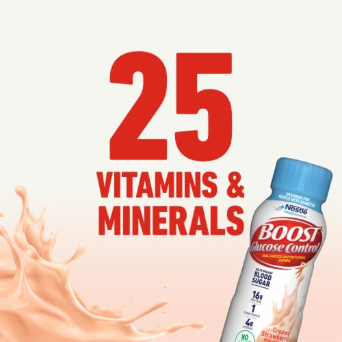 Boost® Glucose Control Strawberry Bliss Balanced Nutritional Drink Perspective: right