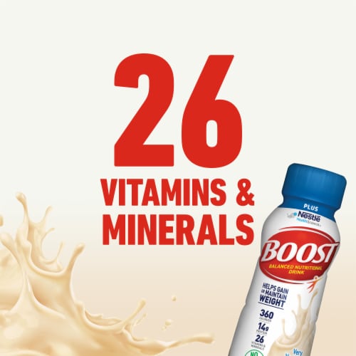 Boost® Plus Very Vanilla Balanced Nutritional Drink Perspective: right