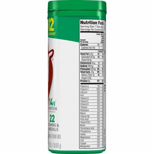 Boost® High Protein Rich Chocolate Nutritional Powder Drink Mix Perspective: right
