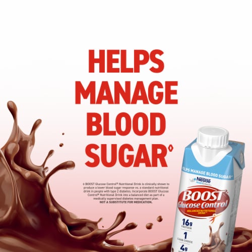 Boost® Glucose Control Rich Chocolate Balanced Nutritional Drink Perspective: right