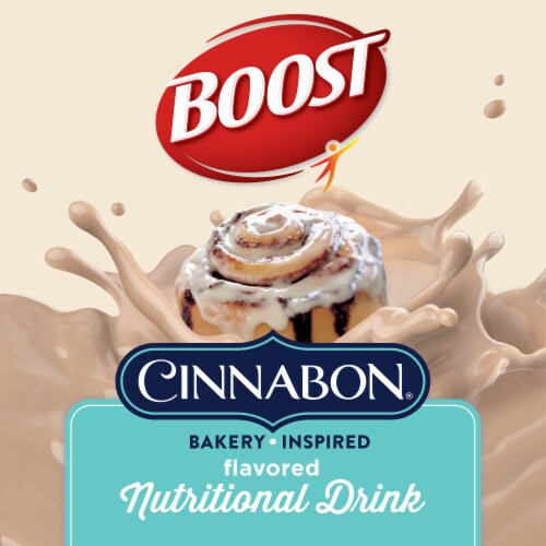 BOOST High Protein Ready to Drink Cinnabon Protein Shake Multipack Perspective: right