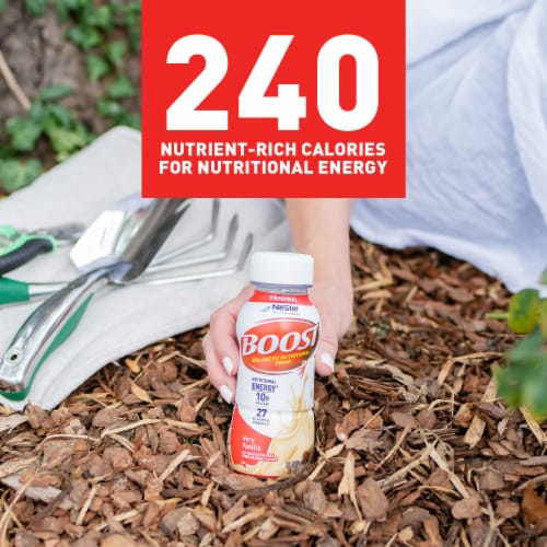 BOOST Original Ready to Drink Vanilla Protein Shake Multipack Perspective: right