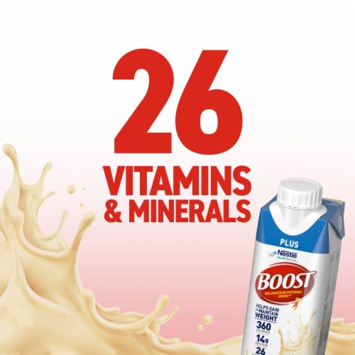 Boost Plus® Very Vanilla Balanced Nutritional Drink Perspective: right