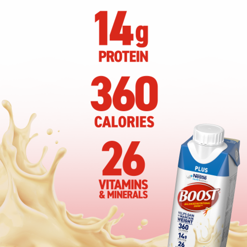 Boost Plus® Very Vanilla Balanced Nutritional Drink Perspective: right