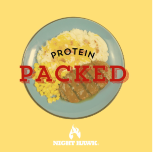 Night Hawk® Steak 'N Corn Single Serve Meal Frozen Meal Perspective: right