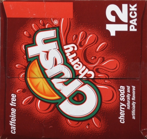 Crush Cherry Soda Cans Perspective: right