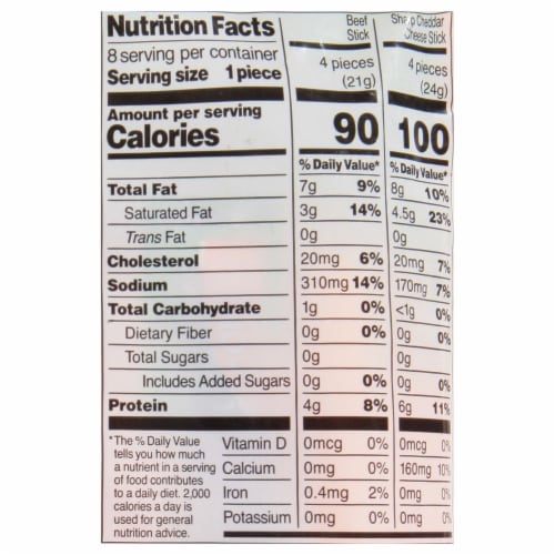Frigo® Cheese Heads® Sharp Cheddar & Beef Sticks Combo Pack Perspective: right