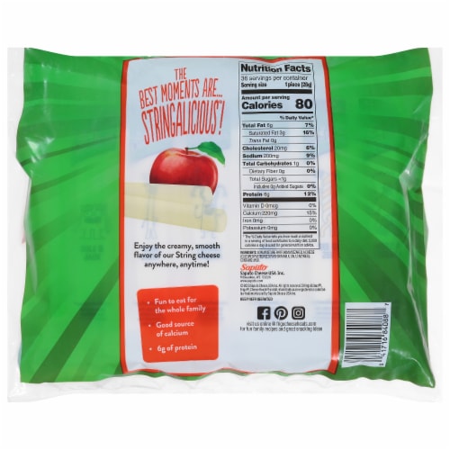 Frigo® Cheese Heads® Original Mozzarella String Cheese Snacks Perspective: right
