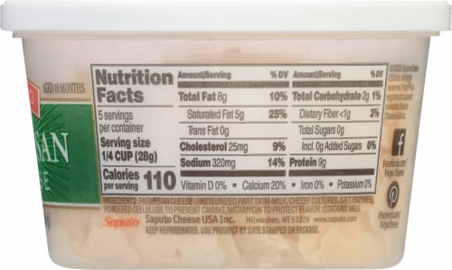 Frigo® Shaved Parmesan Cheese Perspective: right