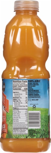 Langers 100% Orange Juice Perspective: right