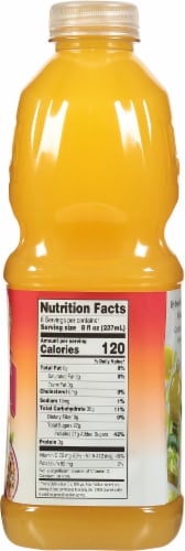 Langers Mango Orange Passion Fruit Juice Perspective: right