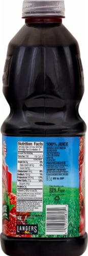 Langers All Pomegranate Juice Perspective: right