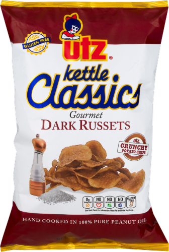 Utz Ketle Classic Dark Russets Potato Chips Perspective: right