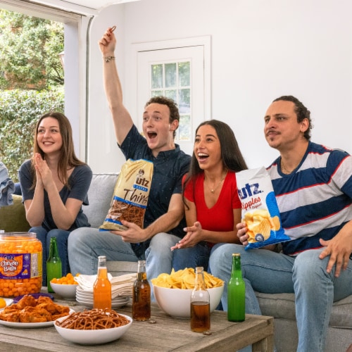 Utz® Original Ripples Potato Chips Family Size Perspective: right