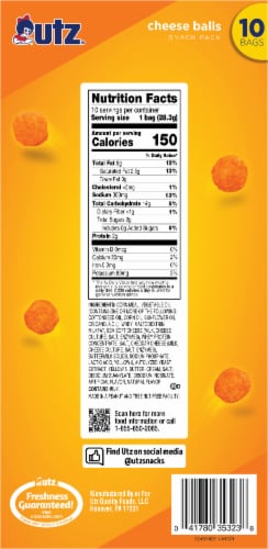 Utz® Cheddar Cheese Balls Snack Pack Perspective: right