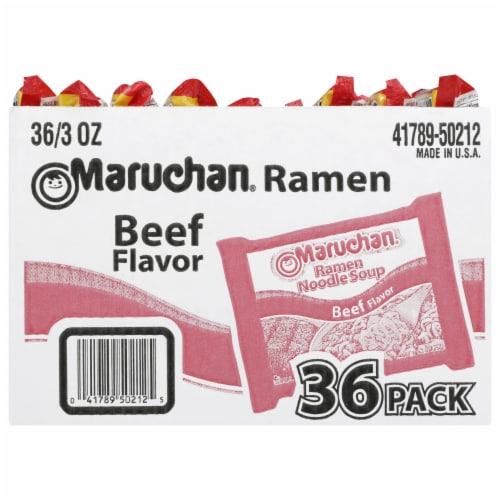 Maruchan Beef Ramen Noodles Club Pack Perspective: right