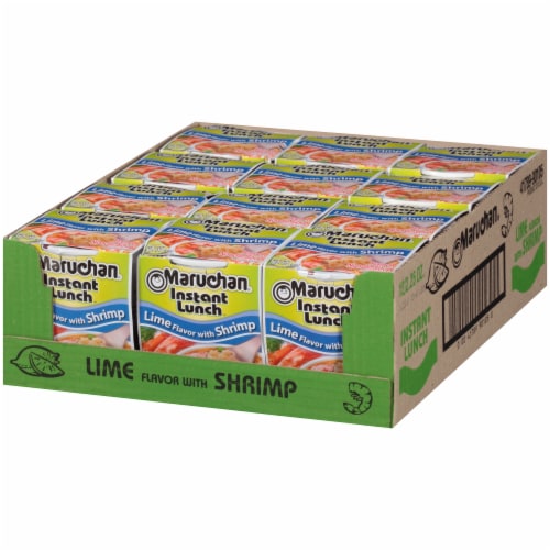 Maruchan® Instant Lunch™ Lime Flavor with Shrimp Ramen Noodle Soup Perspective: right