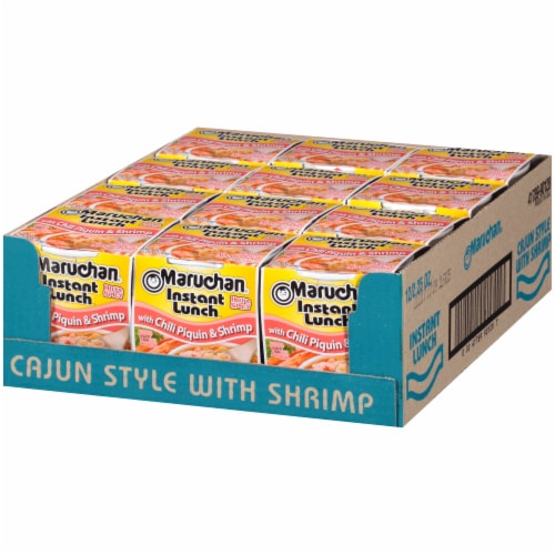 Maruchan® Instant Lunch™ Chili Piquin & Shrimp Flavor Ramen Noodle Soup Perspective: right