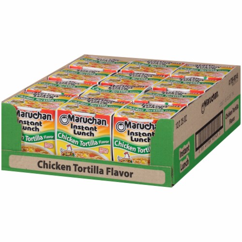 Maruchan® Instant Lunch™ Chicken Tortilla Ramen Noodle Soup Perspective: right