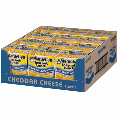 Maruchan Instant Lunch Cheddar Cheese Flavored Ramen Noodle Soup, 2.25 oz  Shelf Stable Cup