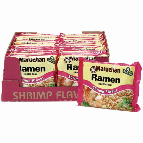 Maruchan® Shrimp Ramen Noodle Soup Case Sale Perspective: right