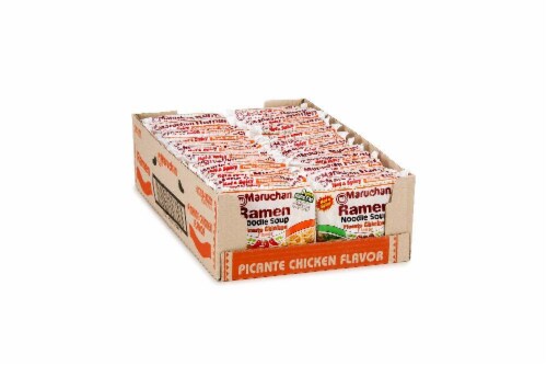 Maruchan Picante Chicken Ramen Noodle Soup Perspective: right