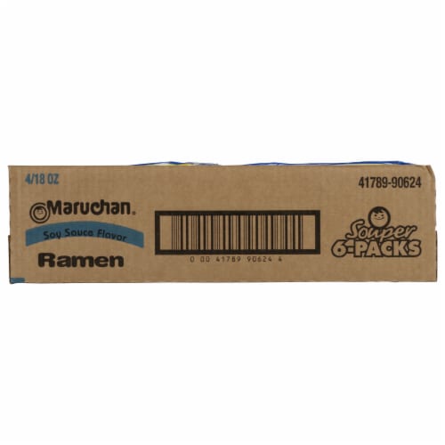 Maruchan Oriental Flavor Souper 6-Pack Ramen Noodle Soup Perspective: right