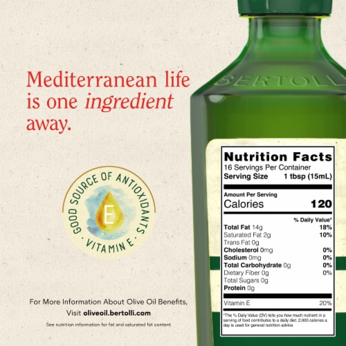 Bertolli Extra Virgin Olive Oil, Rich Taste Perspective: right