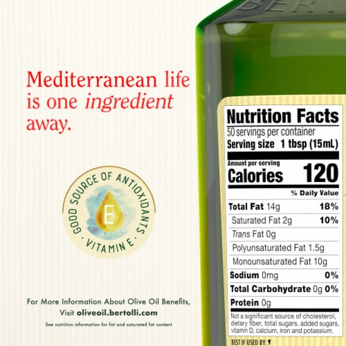 Bertolli Extra Virgin Olive Oil Rich Taste - 25.4oz Perspective: right