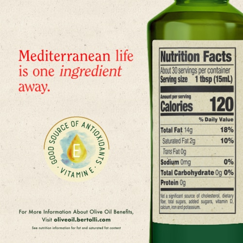 Bertolli Dress & Drizz Extra Virgin Olive Oil, Rich Taste Perspective: right