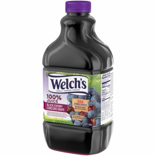 Welch's 100% Black Cherry Concord Grape Juice Perspective: right
