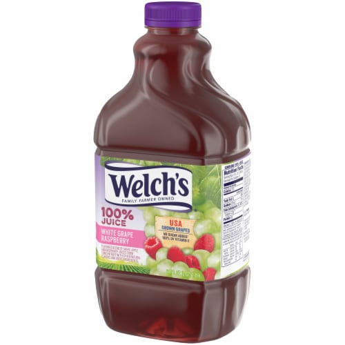 Welch's 100% White Grape Raspberry Juice Perspective: right
