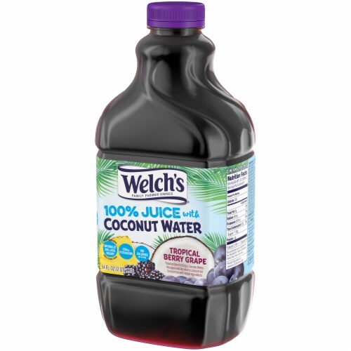 Welch's Tropical Berry Grape Juice with Coconut Water Perspective: right