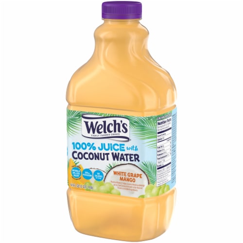 Welch's White Grape Mango Juice with Coconut Water Perspective: right