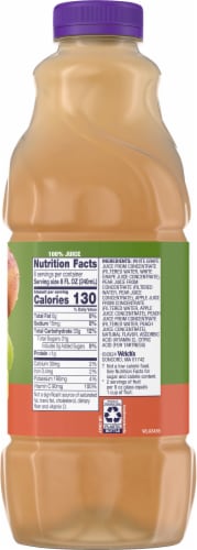 Welch's® 100% White Grape Peach Juice Perspective: right