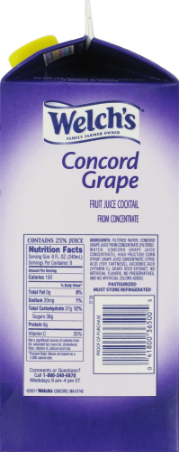 Welch's Concord Grape Juice Perspective: right