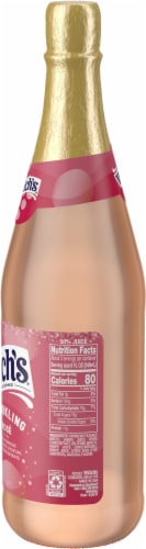 Welch's® Sparkling Non-Alcoholic Rose Grape Juice Cocktail Perspective: right