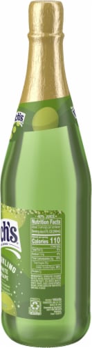 Welch's® Sparkling Non-Alcoholic White Grape Juice Cocktail Perspective: right
