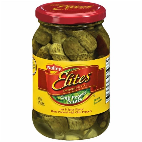 Nalley Elites Chili Pepper Petite Pickles Perspective: right