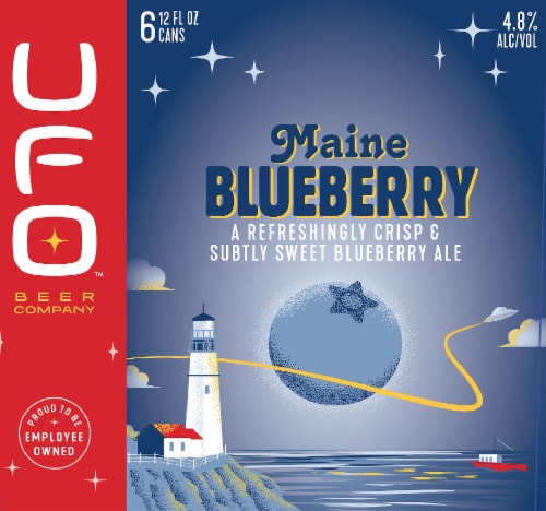 UFO™ Maine Blueberry Ale Perspective: right