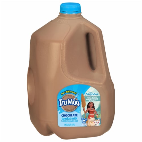 TruMoo 1% Lowfat Chocolate Milk Perspective: right