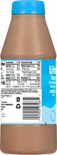 TruMoo 1% Lowfat Chocolate Milk Perspective: right