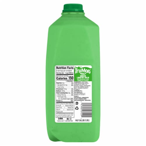 TruMoo Minecraft Vanilla Green Lowfat Milk Perspective: right