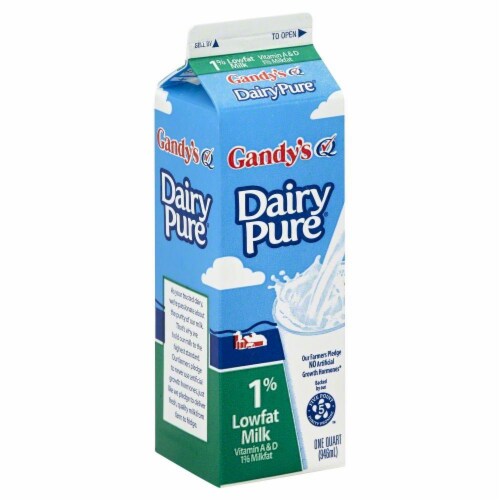 Dairy Pure 1% Milk Perspective: right