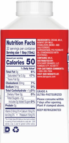 Dairy Pure® Heavy Whipping Cream Perspective: right