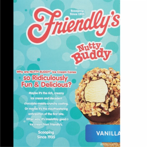 Friendly's Nutty Buddy Vanilla Ice Cream Cones Perspective: right