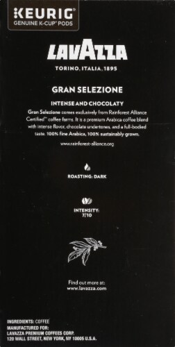 LavAzza Gran Selezione Dark Roast K-Cup Coffee Pods Perspective: right