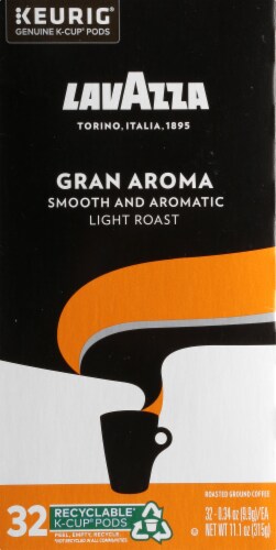 LavAzza Gran Aroma Light Roast K-Cup Coffee Pods Perspective: right
